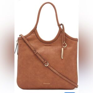 Calvin Klein Brown Tote Bag-measures 13 x 13 x 4 1/2“